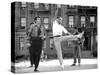 West Side Story, George Chakiris Gets Some Dancing Moves from Co-Director, Jerome Robbins, 1961-null-Stretched Canvas