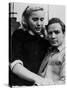 Sur les quais On The Waterfront d' EliaKazan with Eva Marie Saint and Marlon Brando, 1954 Oscar, 19-null-Stretched Canvas