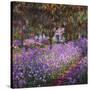 The Artist's Garden At Giverny, c.1900-Claude Monet-Stretched Canvas