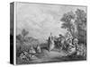 The Pleasures of the Countryside-Nicolas Lancret-Stretched Canvas