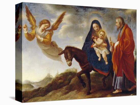 The Flight into Egypt, c.1648/50-Carlo Dolci-Stretched Canvas