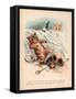 Louis Wain Cats-Louis Wain-Framed Stretched Canvas