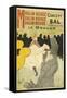 Poster Advertising 'La Goulue' at the Moulin Rouge, 1891-Henri de Toulouse-Lautrec-Framed Stretched Canvas