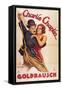 The Gold Rush, German Movie Poster, 1925-null-Framed Stretched Canvas