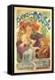 Poster Advertising 'Bieres De La Meuse', 1897-Alphonse Mucha-Framed Stretched Canvas