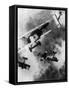 WWI, German and British Dogfight-Science Source-Framed Stretched Canvas