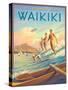 Surfride Waikiki-Kerne Erickson-Stretched Canvas