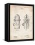 PP210-Vintage Parchment Fire Hydrant 1903 Patent Poster-Cole Borders-Framed Stretched Canvas