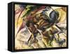 Dynamism of a Cyclist-Umberto Boccioni-Framed Stretched Canvas