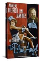 The Blue Angel, Marlene Dietrich, Emil Jannings, 1930-null-Stretched Canvas