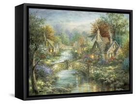 Stonehedge Bridge-Nicky Boehme-Framed Stretched Canvas