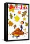 Raking Leaves - Jack and Jill, November 1957-RVS-Framed Stretched Canvas