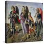 Tobias and the Three Angels-Francesco Botticini-Stretched Canvas