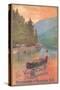 Adirondacks Travel Poster-null-Stretched Canvas