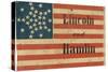 Lincoln and Hamlin Campaign Flag-null-Stretched Canvas