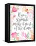 If You Stumble...-Joan Coleman-Framed Stretched Canvas