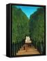 The Avenue in the Park at Saint Cloud-Henri Rousseau-Framed Stretched Canvas