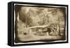 Caravan under awning, Queensland, Australia-Theo Westenberger-Framed Stretched Canvas