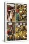 Zombies vs. Robots - Comic Page with Panels-Paul McCaffrey-Stretched Canvas