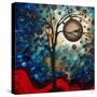 Abstract Bird Cat-Megan Aroon Duncanson-Stretched Canvas