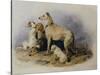 Highland Dogs-Edwin Henry Landseer-Stretched Canvas