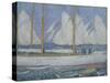 A Procession of Yachts-Philip Wilson Steer-Stretched Canvas