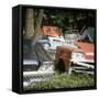 Automobile Junkyard-Walker Evans-Framed Stretched Canvas