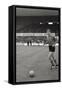 Giacinto Facchetti on the Phase of Loosen Up Before the Match Against the North Korea-Mario de Biasi-Framed Stretched Canvas