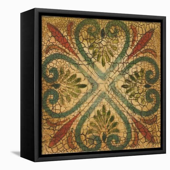 Spanish Tiles VI-Liz Jardine-Framed Stretched Canvas