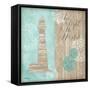 Beach Boardwalk III-Paul Brent-Framed Stretched Canvas