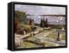 Garden of the Arnhold Family by the Wansee River-Max Liebermann-Framed Stretched Canvas