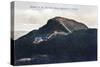 Mount Mansfield, Vermont, View of the Mountain Summit-Lantern Press-Stretched Canvas