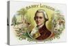 Barry Lyndon Brand Cigar Box Label-Lantern Press-Stretched Canvas