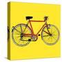 Old Classic Bike Illustration-alvaroc-Stretched Canvas