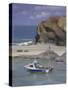 The Harbour, Port Isaac, April-Tom Hughes-Stretched Canvas
