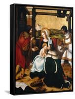 Adoration of the Magi-Maestro della Pala Seydfriedberg-Framed Stretched Canvas