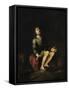 Daniel dans la fosse aux lions-Bartolome Esteban Murillo-Framed Stretched Canvas