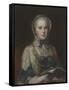 Marie Josèphe de Saxe (1731-1767), dauphine de France-Maurice Quentin de La Tour-Framed Stretched Canvas