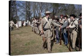 Reenactment Of Civil War Siege Of April 1862, Bridgeport, Alabama-Carol Highsmith-Stretched Canvas