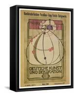 German Art & Decoration Exhibition-Margaret MacDonald-Framed Stretched Canvas