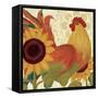 Spice Roosters II-Veronique Charron-Framed Stretched Canvas
