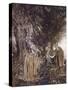 Midsummer Nights Dream-Arthur Rackham-Stretched Canvas