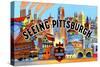 Seeing Pittsburg-Curt Teich & Company-Stretched Canvas