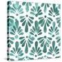 Aquamarine Motif I-Grace Popp-Stretched Canvas