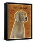 Weimaraner-John W Golden-Framed Stretched Canvas