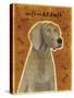 Weimaraner-John W Golden-Stretched Canvas