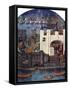 The Tower of London with London Bridge, C1500, (C1900-192)-null-Framed Stretched Canvas