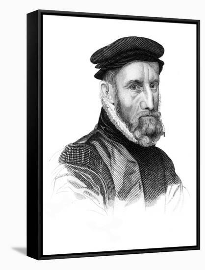 Sir Thomas Gresham, English Merchant and Financier-null-Framed Stretched Canvas