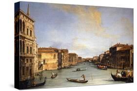 View of the Grand Canal, 1726-1728-Canaletto-Stretched Canvas