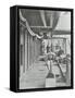 Men on the Hydraulic Lever Platform of the Woolwich Ferry, London, 1896-null-Framed Stretched Canvas